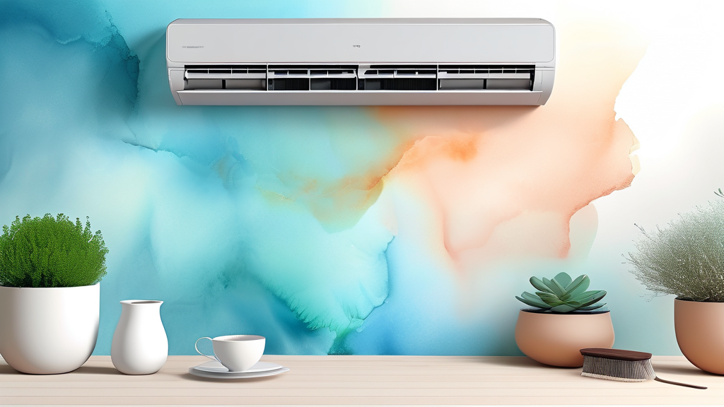 에어컨 이전 설치 비용, 무엇이 결정할까요? (watercolor 스타일)