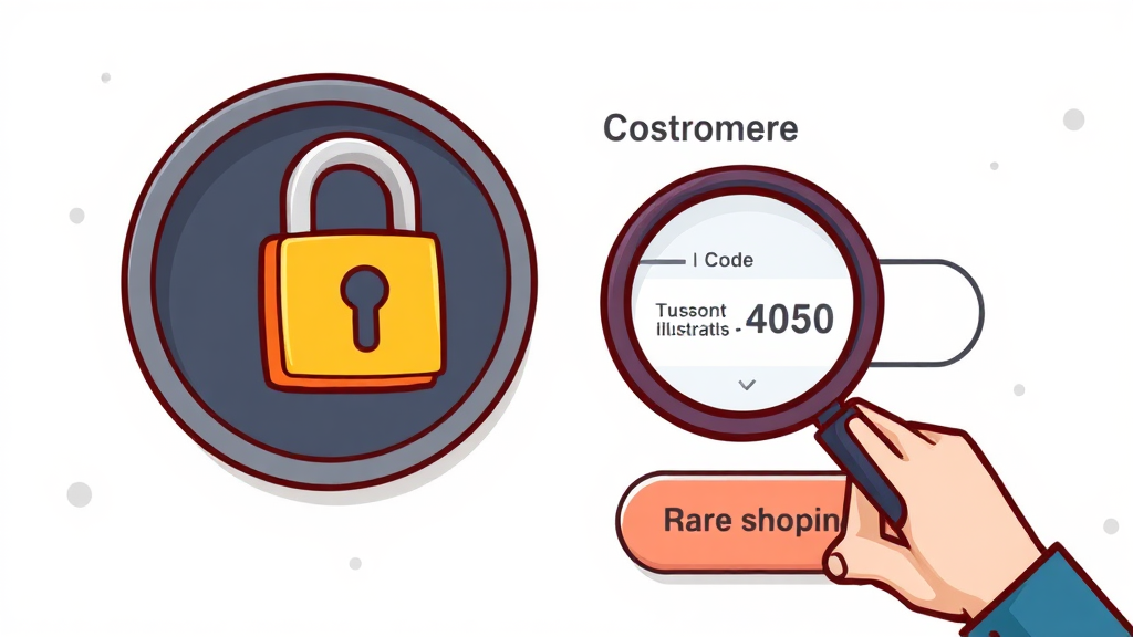 개인통관고유부호 도용 방지 및 대처 (cartoon 스타일)