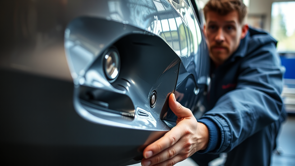 범퍼 손상, 교체 vs. 복원 뭐가 좋을까? (realistic 스타일)