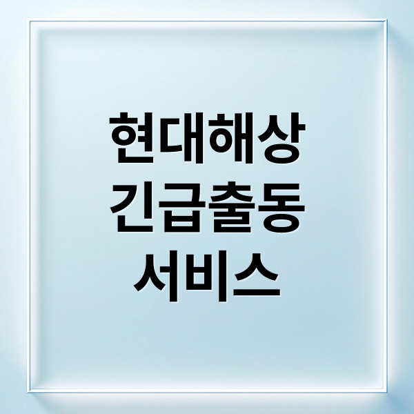 현대해상
긴급출동
서비스 (현대해상 긴급출동 서비스)