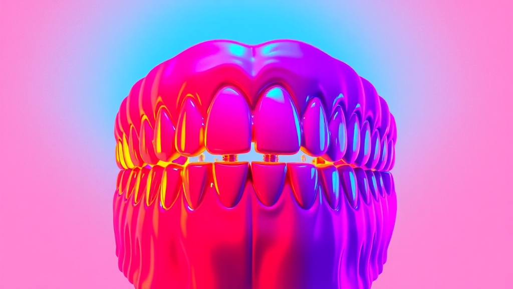 교정, 임플란트 후 잇몸 부음 (popart 스타일)