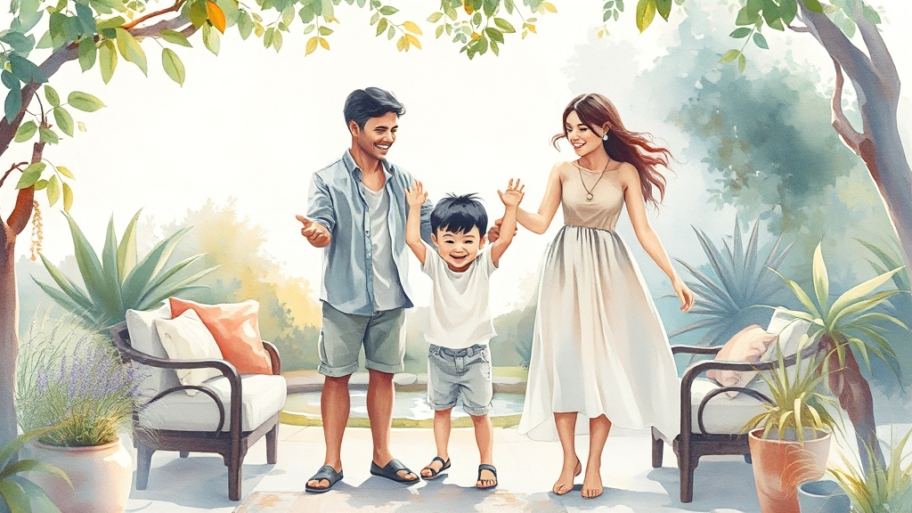 육아휴직 제도 기본 정보 (watercolor 스타일)