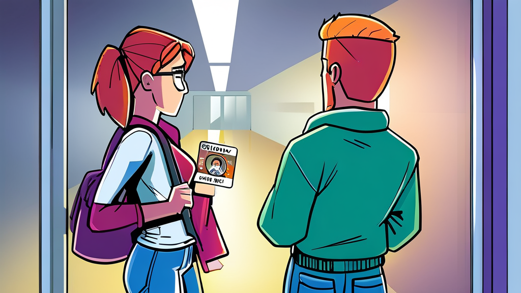 임시 신분증, 이것만은 꼭 알아두자 (cartoon 스타일)