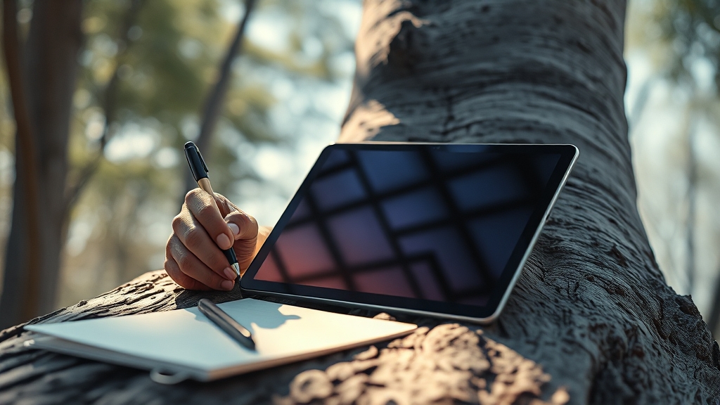 S펜 및 AI 기능: 새로운 경험 (realistic 스타일)