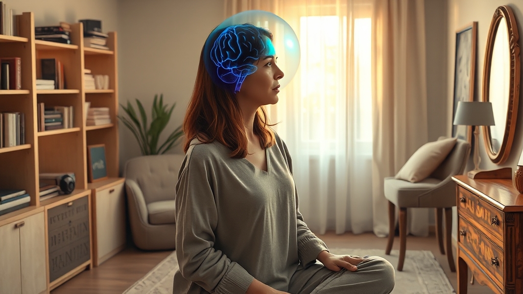 공황장애 치료 방법 (realistic 스타일)