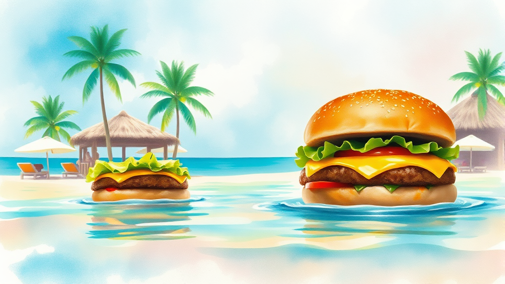 캐리비안 베이 내부 식당과 추천 메뉴