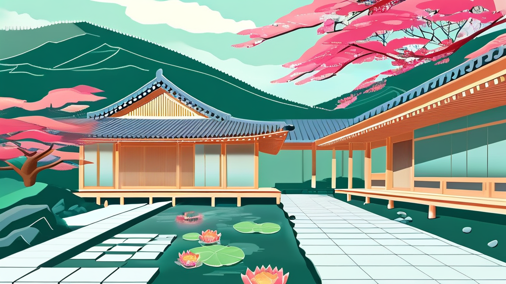 이천 테르메덴 & 시몬스테라스 하루 코스 추천 (illustration 스타일)