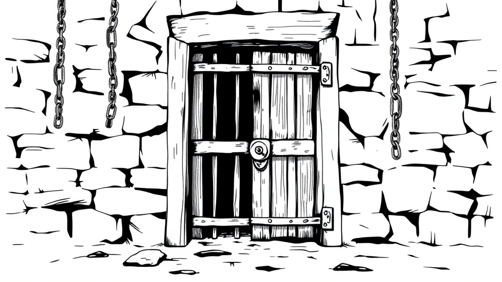 징역형과 금고형의 역사적 배경과 차이 (illustration 스타일)