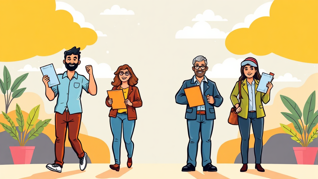 자격증 취득, 성공적인 준비 전략과 관리 방법 (cartoon 스타일)