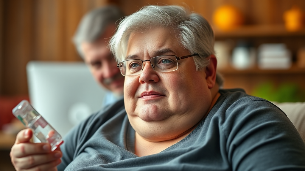 비만 치료제 시장 전망 (realistic 스타일)