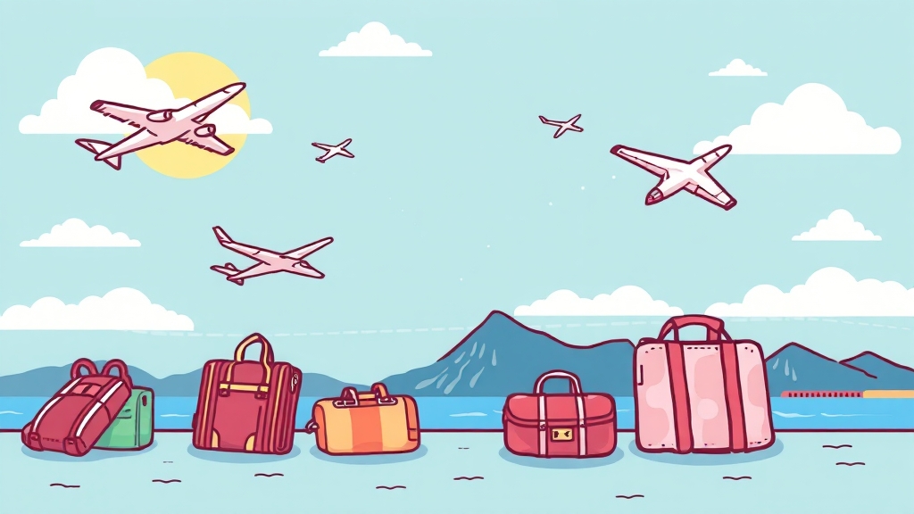 항공사별 특가 프로모션 비교 (cartoon 스타일)