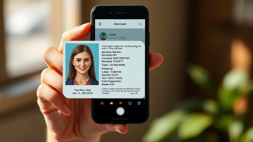 정부24 앱 발급 방법 (realistic 스타일)