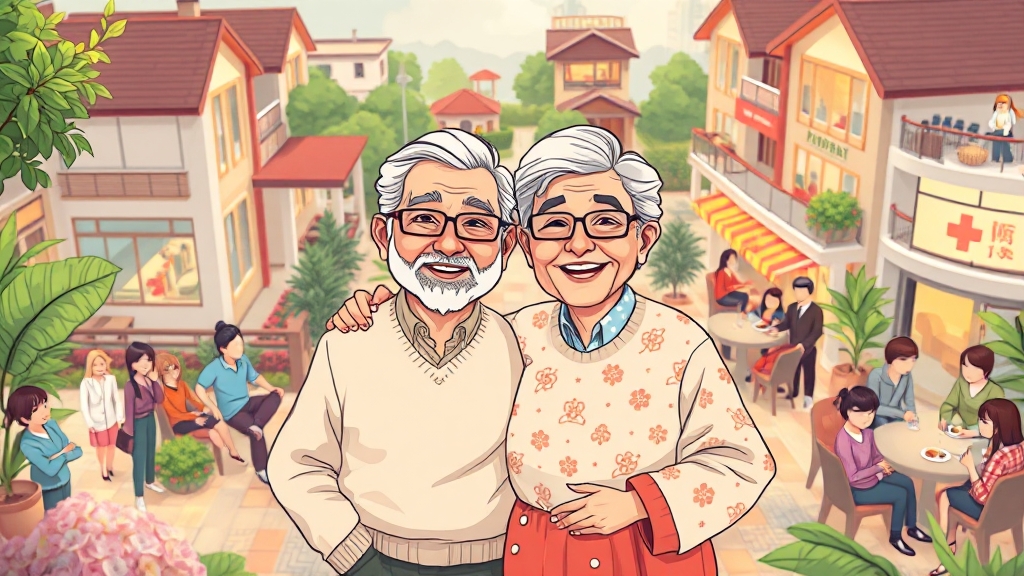 실버타운 보증금 핵심 가이드 (cartoon 스타일)