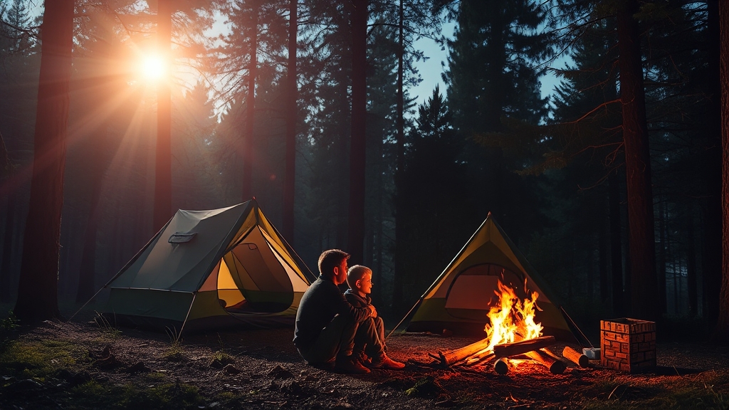 캠핑 후기 & 추천 캠핑장 (realistic 스타일)