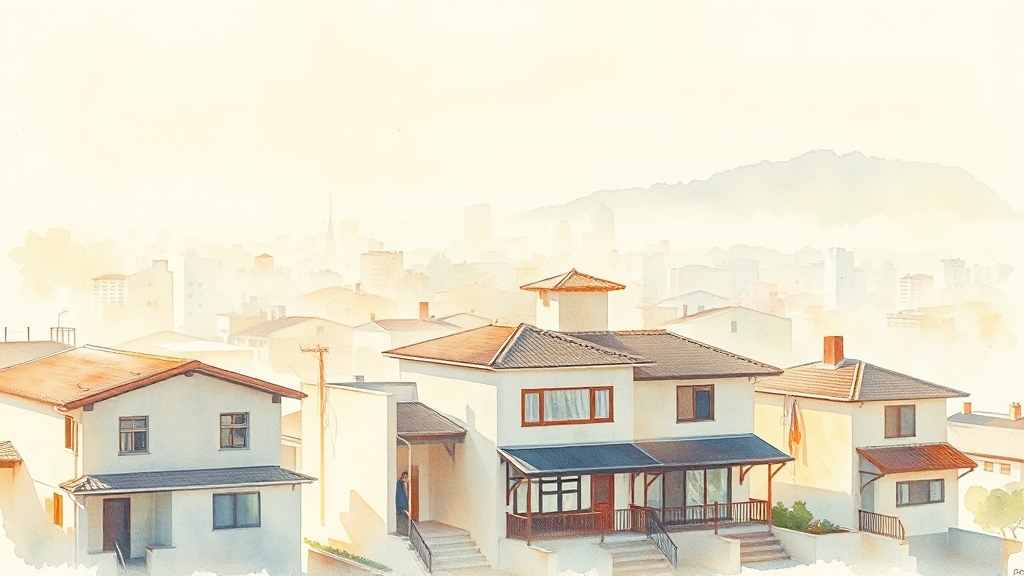지원 가능 주택 조건 (watercolor 스타일)