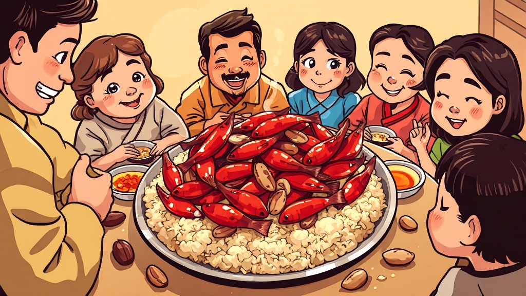 멸치볶음, 왜 좋을까요? (cartoon 스타일)