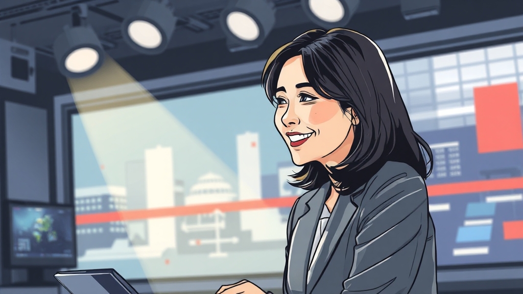 김선영 아나운서, 누구인가? (illustration 스타일)