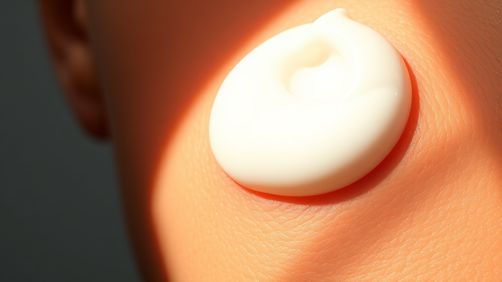 세라마이드 크림 사용법 및 효과 (realistic 스타일)