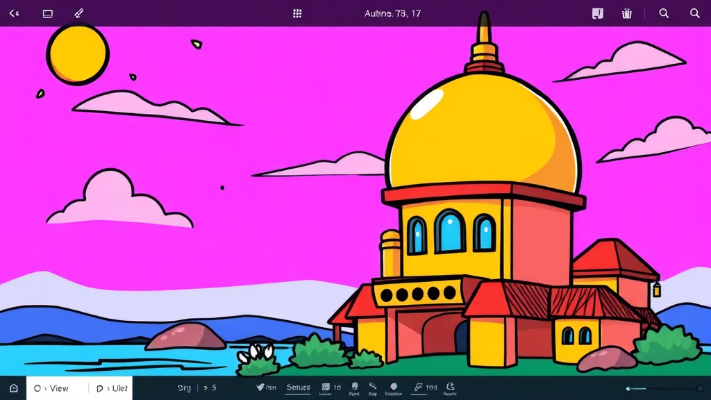 PicView 주요 기능 및 사용법 (cartoon 스타일)