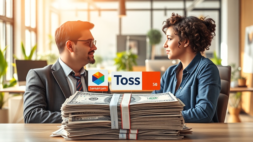 나에게 맞는 환급 플랫폼은? (직장인 vs 프리랜서) (realistic 스타일)