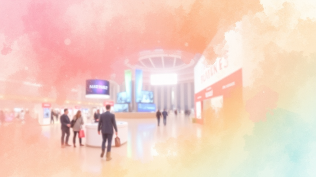 CES 2026 개요 (watercolor 스타일)