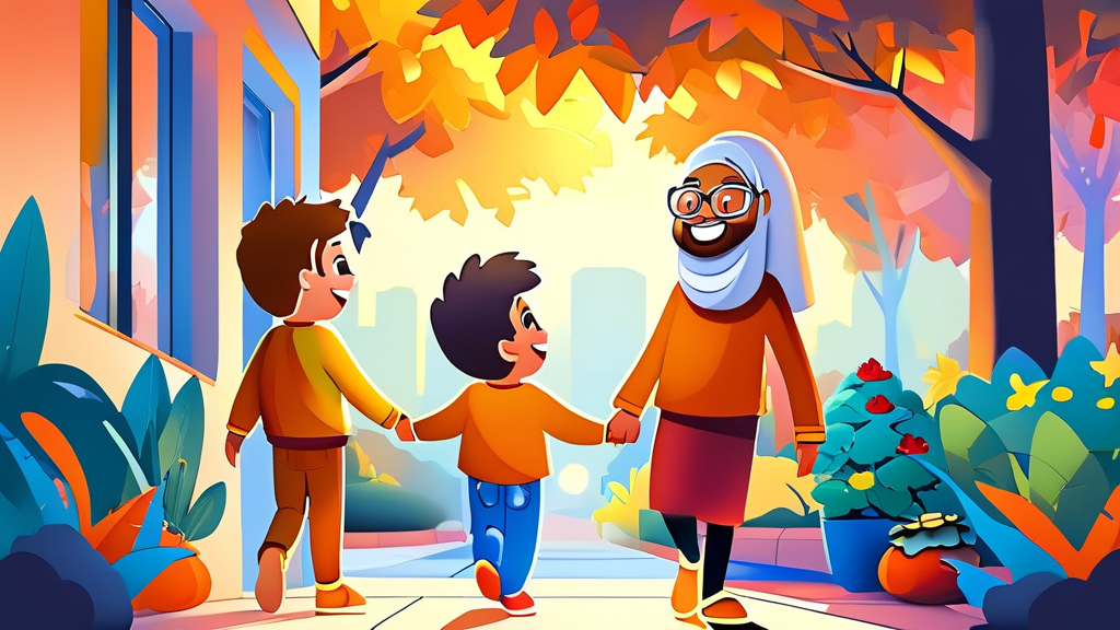 유치원 지원금 신청 절차, 단계별로 알아보기 (cartoon 스타일)