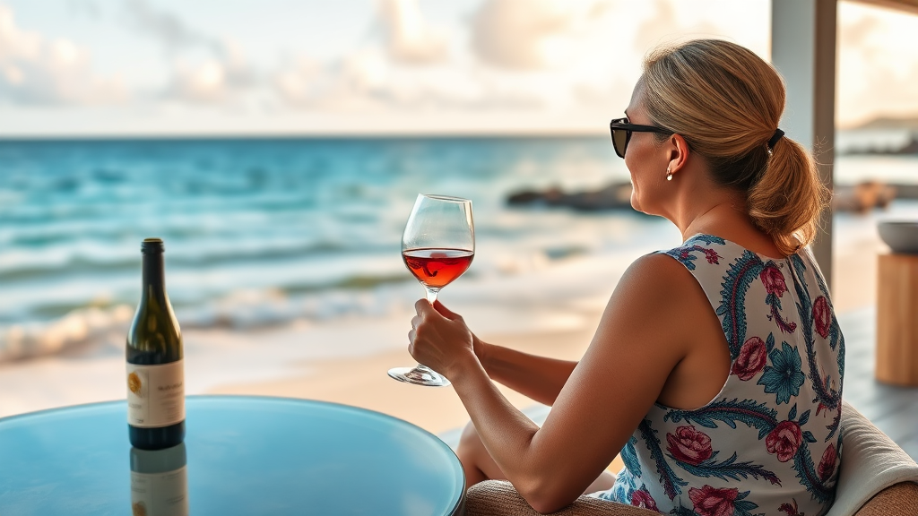 괌 호텔 예약 꿀팁: 클럽 라운지, 프라이빗 비치 등 부대시설 활용법 (realistic 스타일)