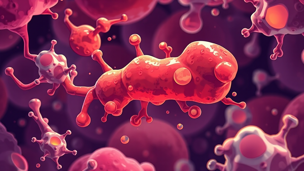 알부민의 주요 효능 (illustration 스타일)