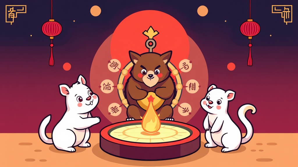 띠별 삼재 대처법 (cartoon 스타일)