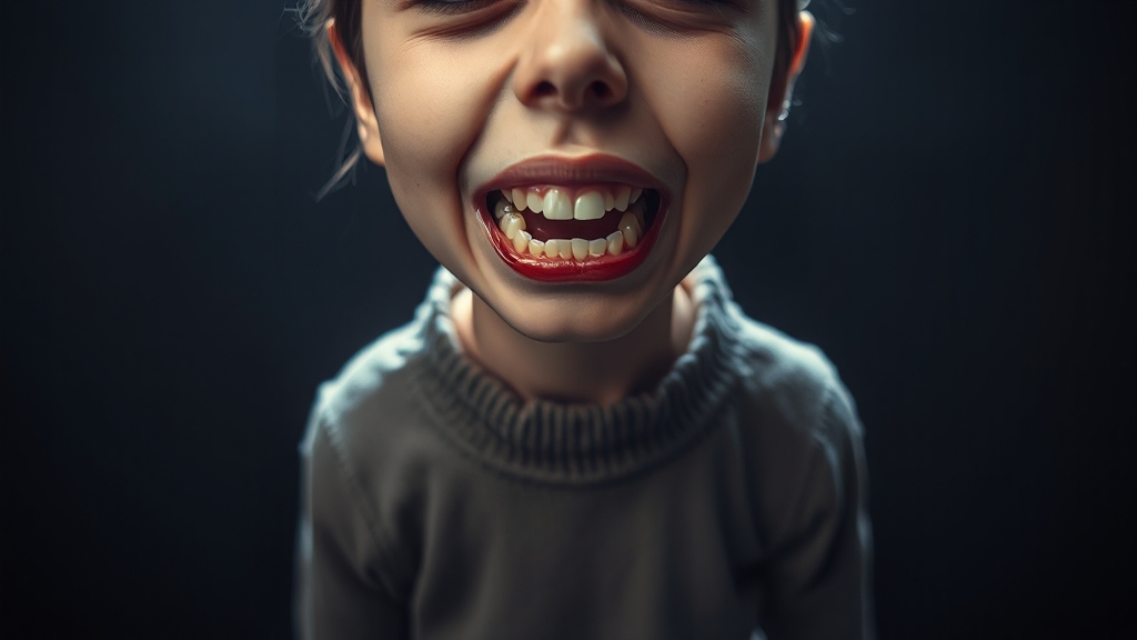 이빨 빠지는 꿈 해몽 (realistic 스타일)