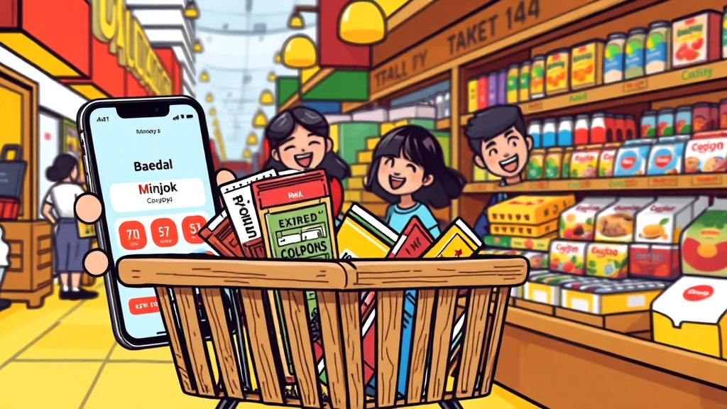 쿠폰 사용법, 이것만 기억하세요! (cartoon 스타일)