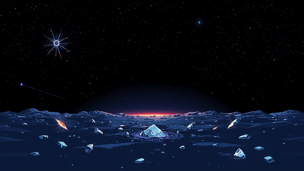 빅 프리즈: 우주의 영원한 냉동과 열역학적 종말 (cartoon 스타일)