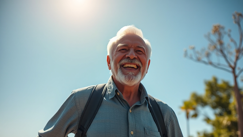 노년 건강, 왜 중요할까? (realistic 스타일)