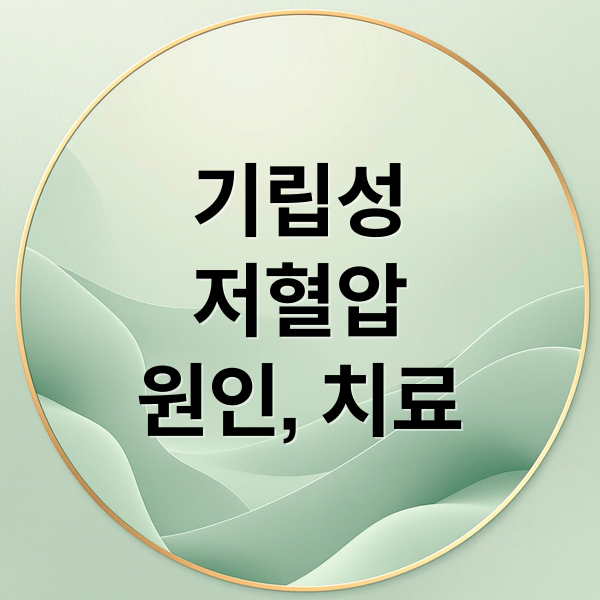 기립성
저혈압
원인, 치료 (기립성 저혈압 증상 해결책)