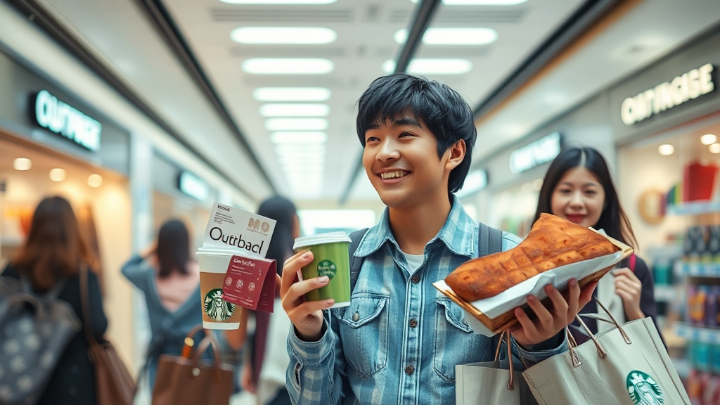 오프라인 사용처 (realistic 스타일)