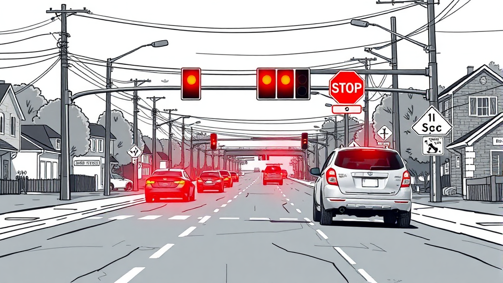 어린이 보호구역 신호위반, 얼마를 내야 할까요? (illustration 스타일)