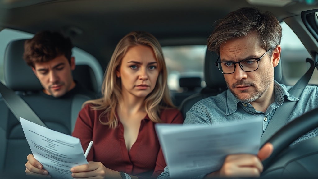 필기시험 준비물 및 유의사항 (realistic 스타일)