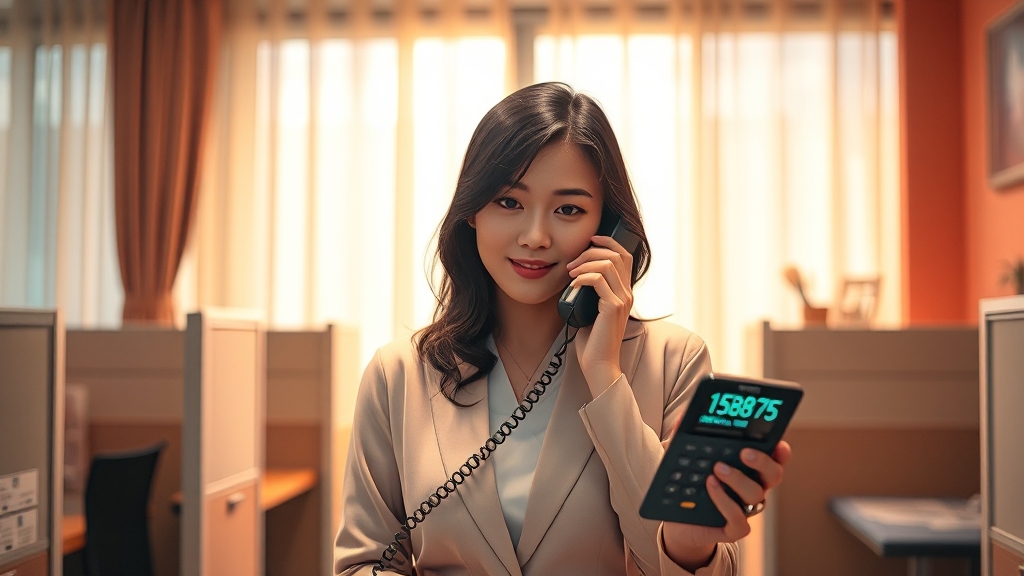 전화 문의, 언제 어떻게? (realistic 스타일)