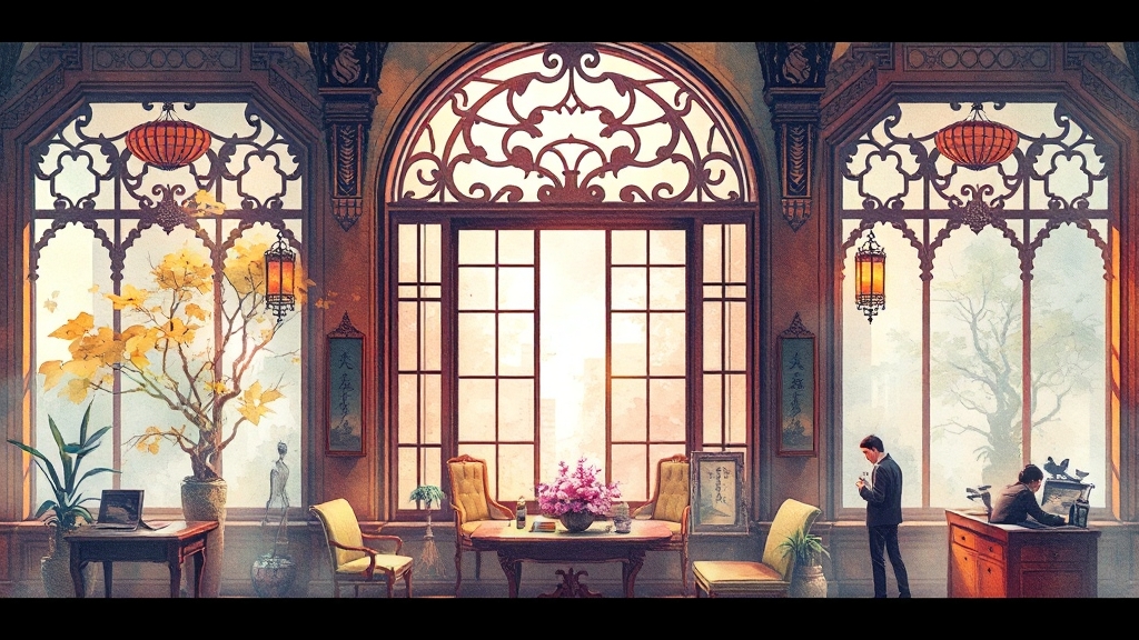 대출 한도와 금리는? (watercolor 스타일)