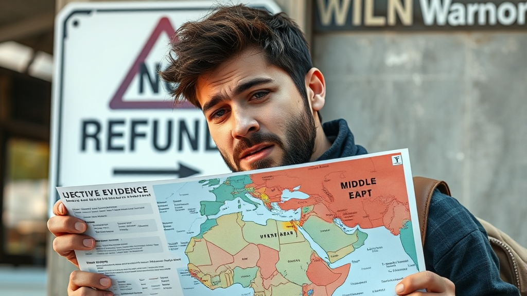 개별 예약 상품의 환불 조건과 주의사항 (realistic 스타일)