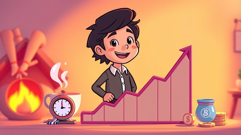 신용 점수 & 사업 기간 영향 (cartoon 스타일)