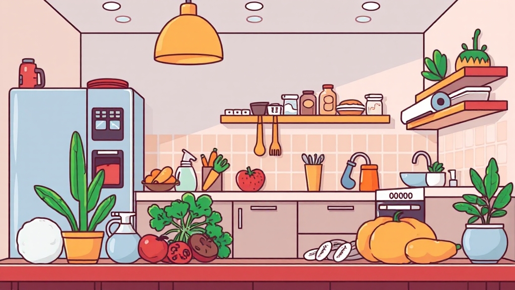 린클 프라임, 주방을 쾌적하게! (cartoon 스타일)