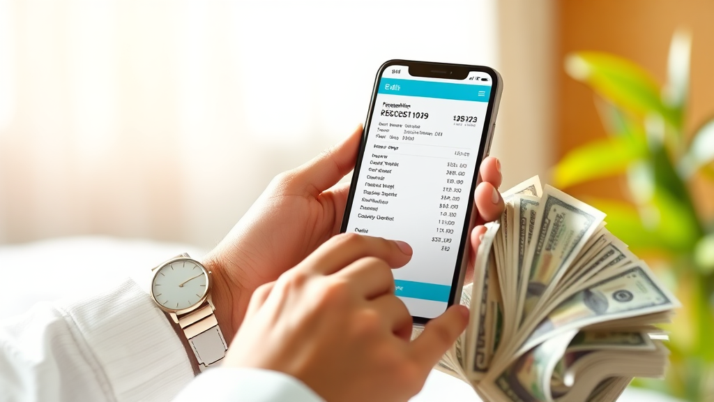 환급금 조회 및 청구 (realistic 스타일)