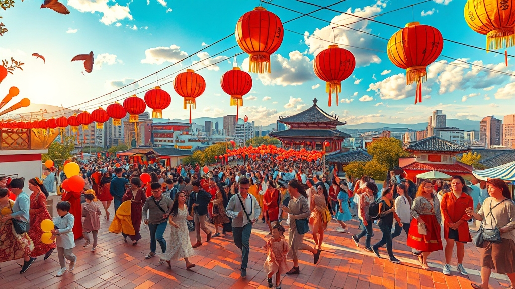 축제 관련 이벤트 (realistic 스타일)