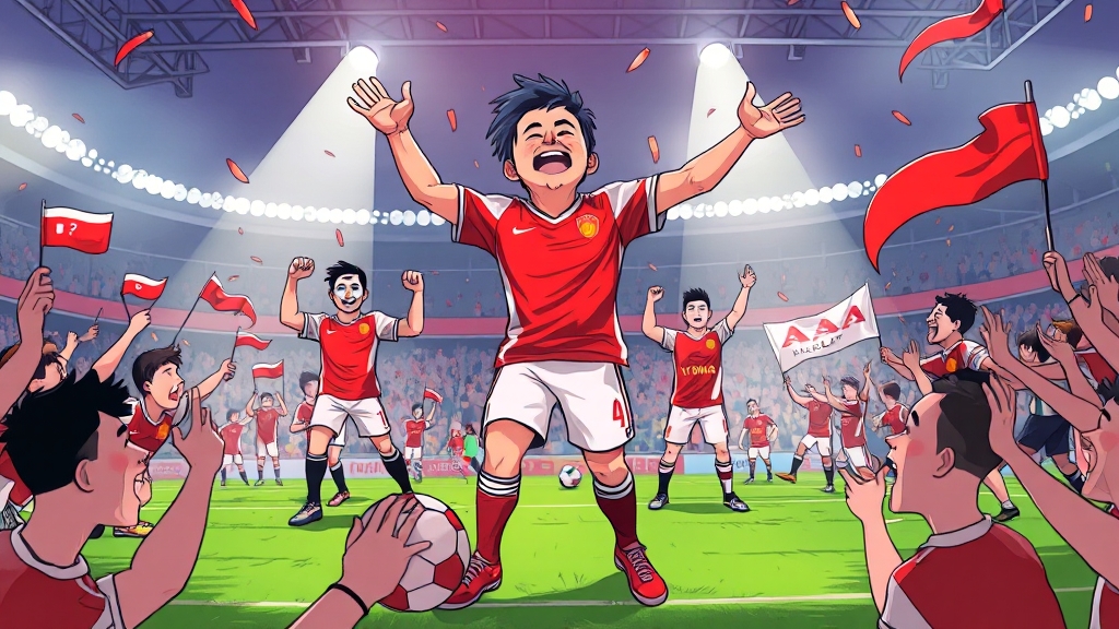 K리그 vs 뉴캐슬, 토트넘 경기 결과 (cartoon 스타일)