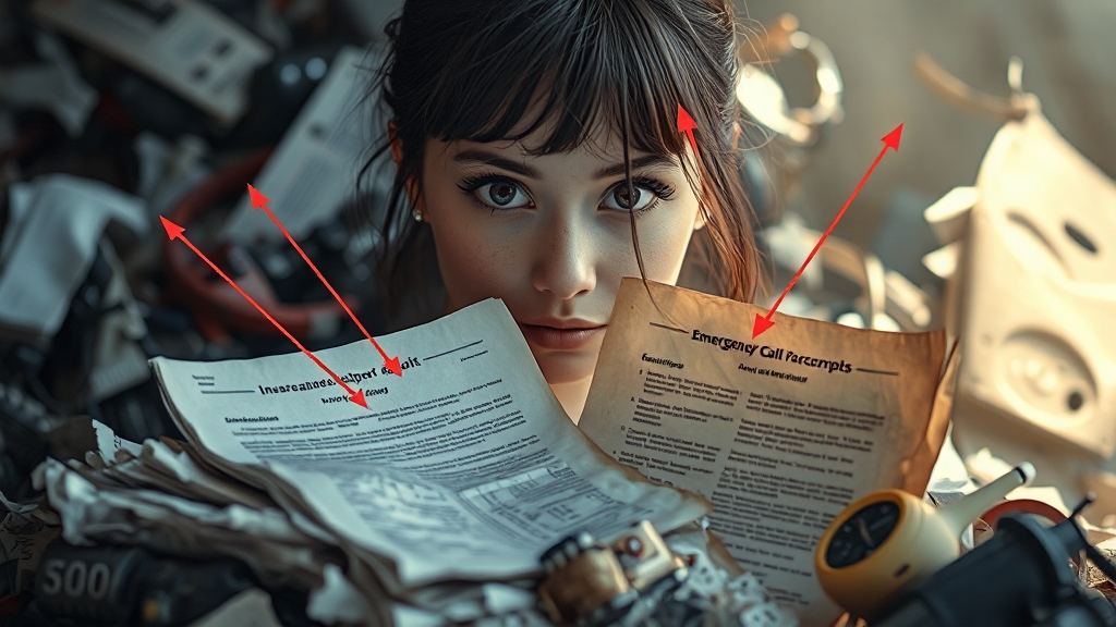 자동차 사고 보험 처리 FAQ (realistic 스타일)