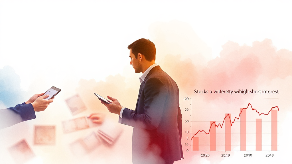 공매도 잔고 확인 및 활용법 (watercolor 스타일)