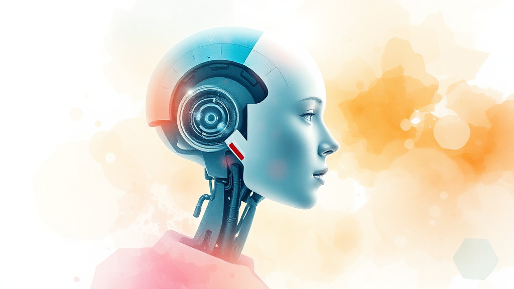 2026년 AI 시장 주요 트렌드 (watercolor 스타일)