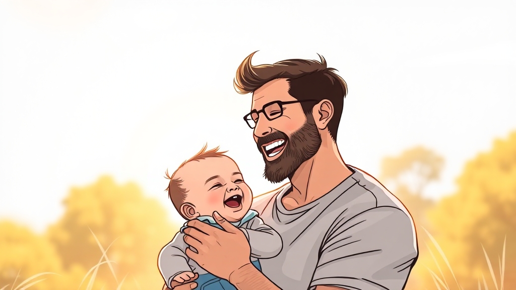 아빠 육아휴직, 더 쉬워진다! (illustration 스타일)