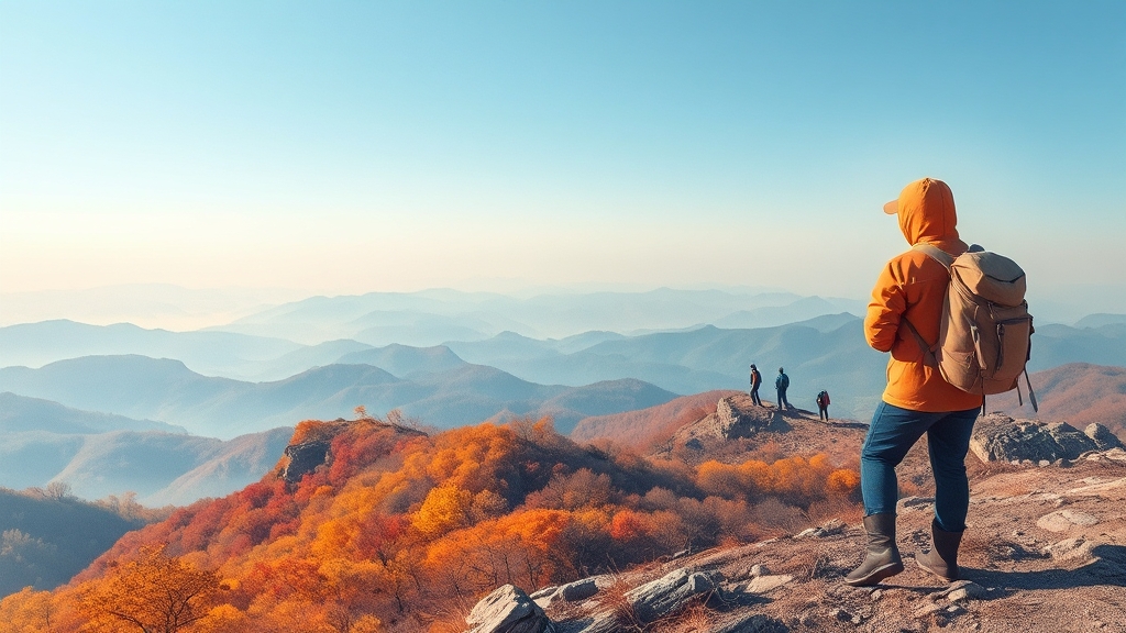 설악산 여행 준비물 (watercolor 스타일)